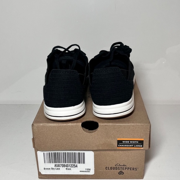 Clarks Cloudsteppers Breeze Sky Lace Crochet Casual Sneakers - Picture 5 of 7